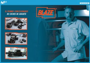 El canal de televisión BLAZE crea el primer concesionario de coches de juguetes impresos en 3D