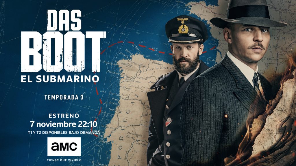 El canal de televisión AMC estrena la tercera temporada de ‘Das Boot: El submarino’, una de sus series más aclamadas
