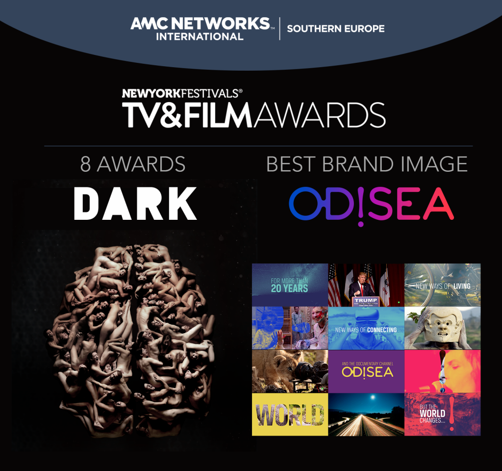 AMC Networks International Southern Europe se alza con   9 estatuillas en los New York Festivals TV & Film Awards