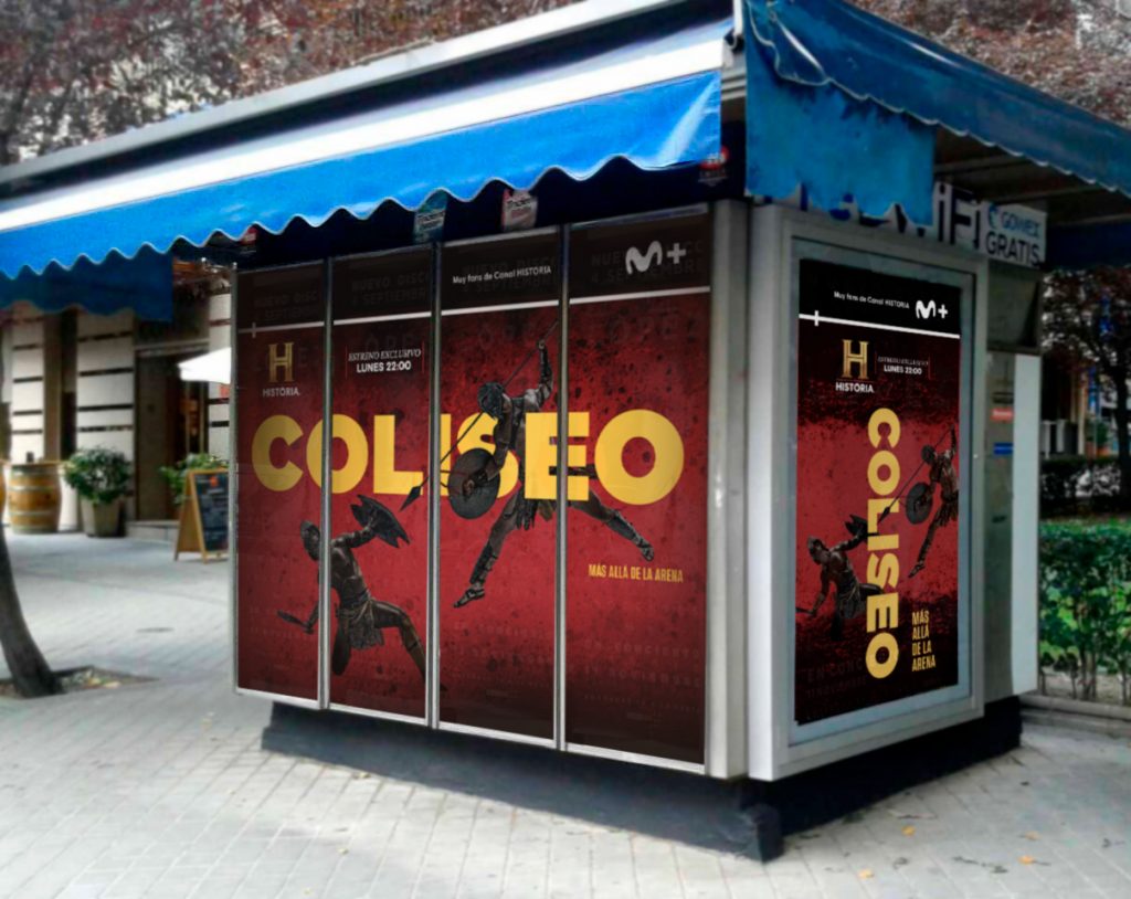 Canal HISTORIA cambia su imagen de marca coincidiendo con la campaña de marketing de la superproducción ‘Coliseo’