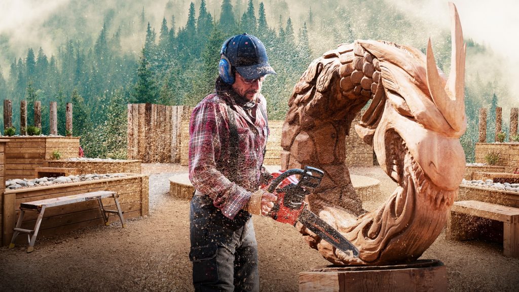 AMC BREAK estrena ‘Locos por las motosierras’, el talent sobre talladores que convierten troncos en auténticas obras de arte