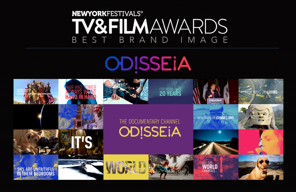 Odisseia ganha medalha de ouro para Melhor Imagem de Marca no “New York Festivals TV & Film Awards”