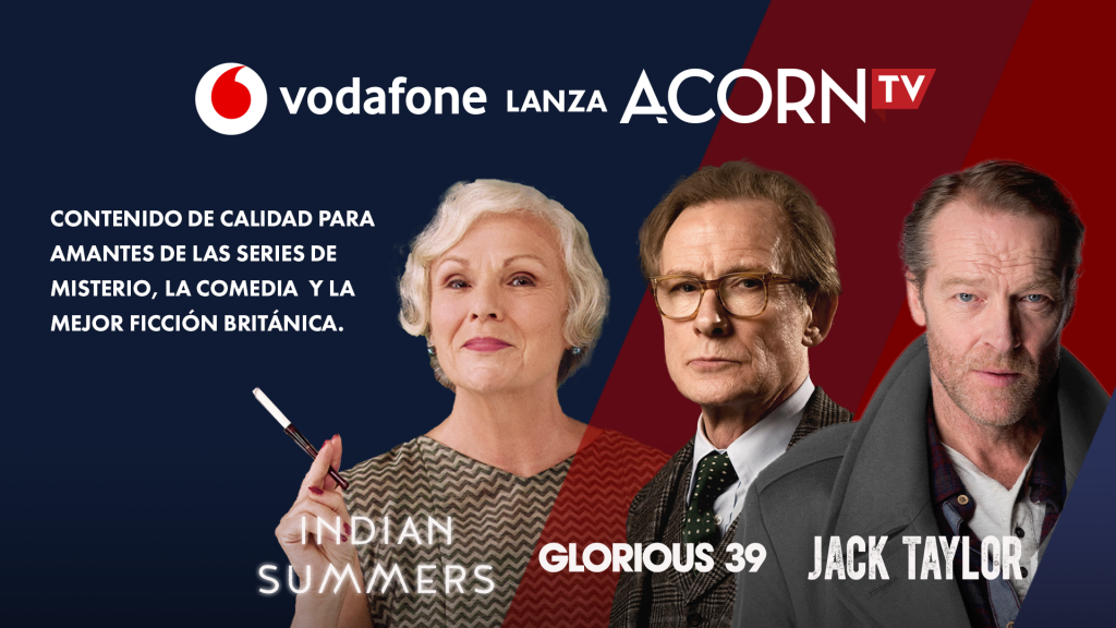 Vodafone TV lanza Acorn TV, el servicio de streaming con la mayor selección de series británicas