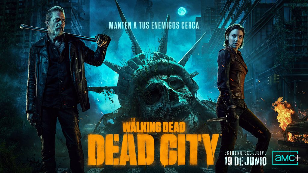 El servicio de streaming AMC+ lanza el tráiler y el póster oficial de su nuevo spin-off The Walking Dead: Dead City