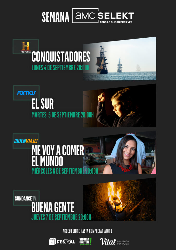 Semana AMC SELEKT: estos son los estrenos exclusivos que disfrutará el público de Vitoria durante el FesTVal