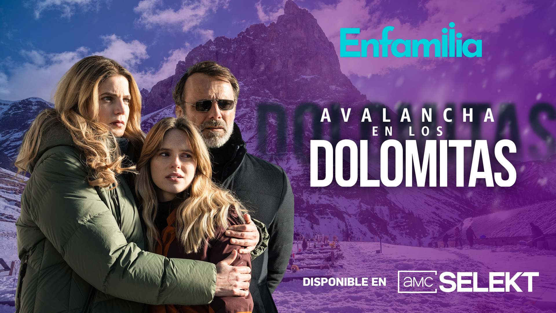 El canal de televisión Enfamilia pone a prueba los nervios del espectador con el estreno en exclusiva de ‘Avalancha en los Dolomitas’