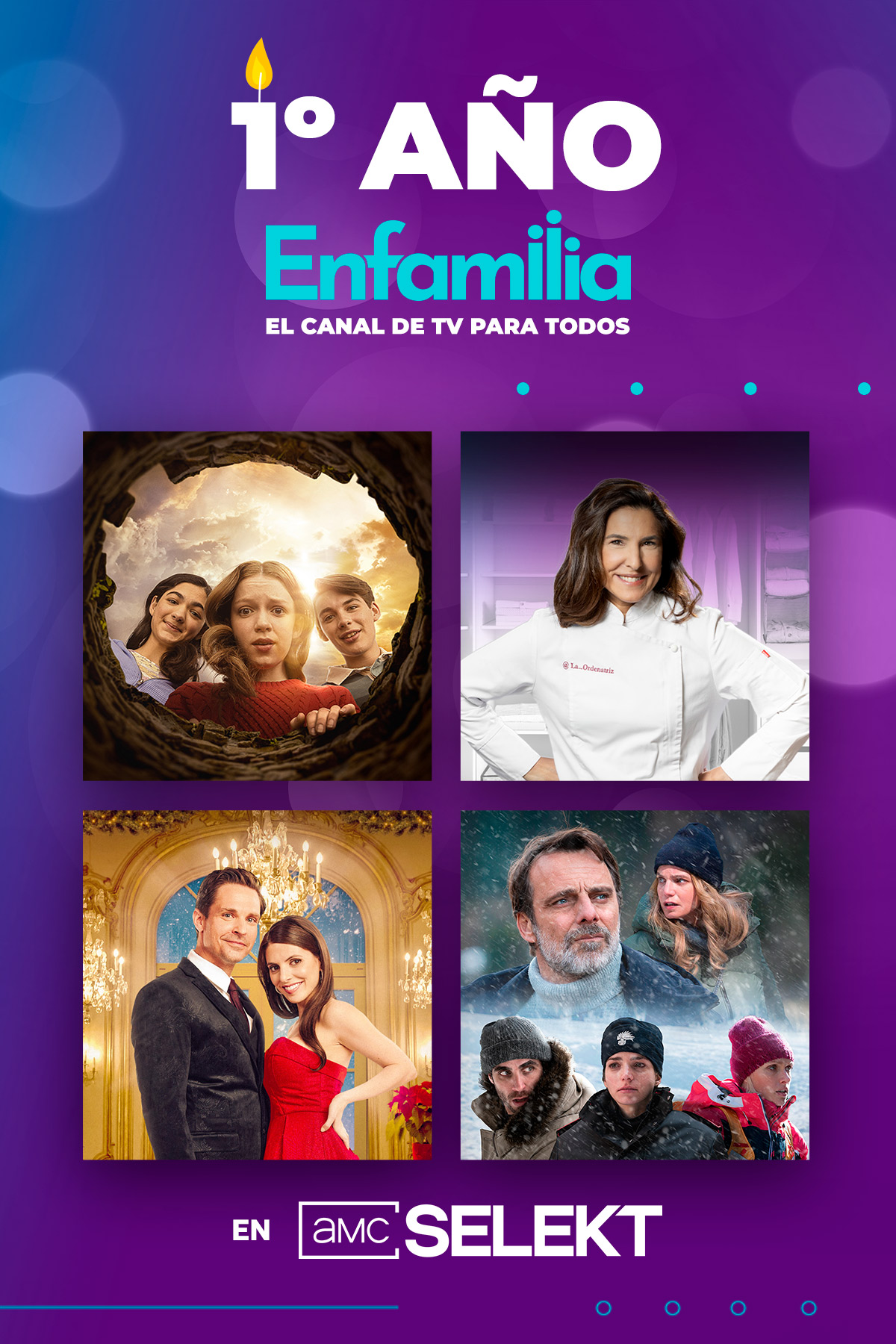 El canal de televisión Enfamilia celebra su 1º aniversario con una programación navideña muy especial