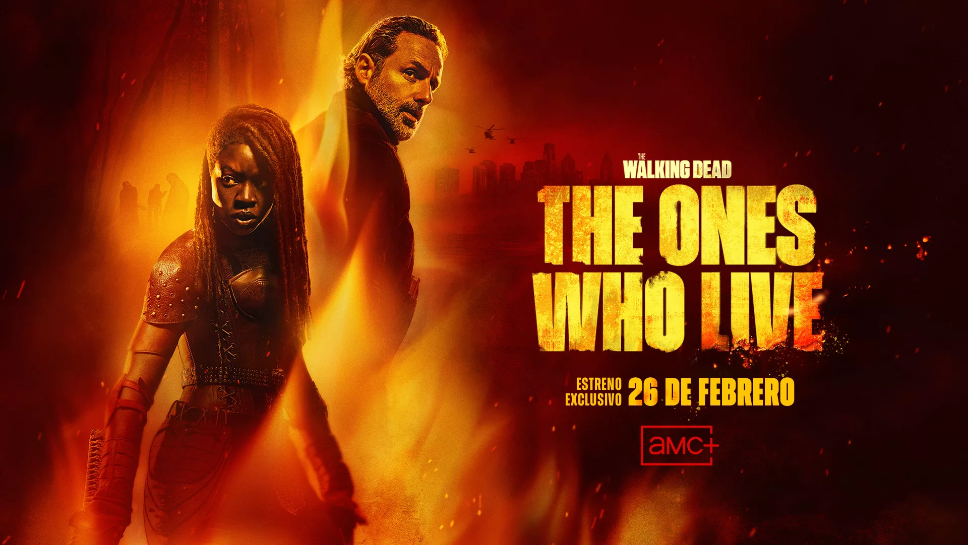 AMC+ lanza el póster oficial y un nuevo tráiler de su serie original The Walking Dead: The Ones Who Live