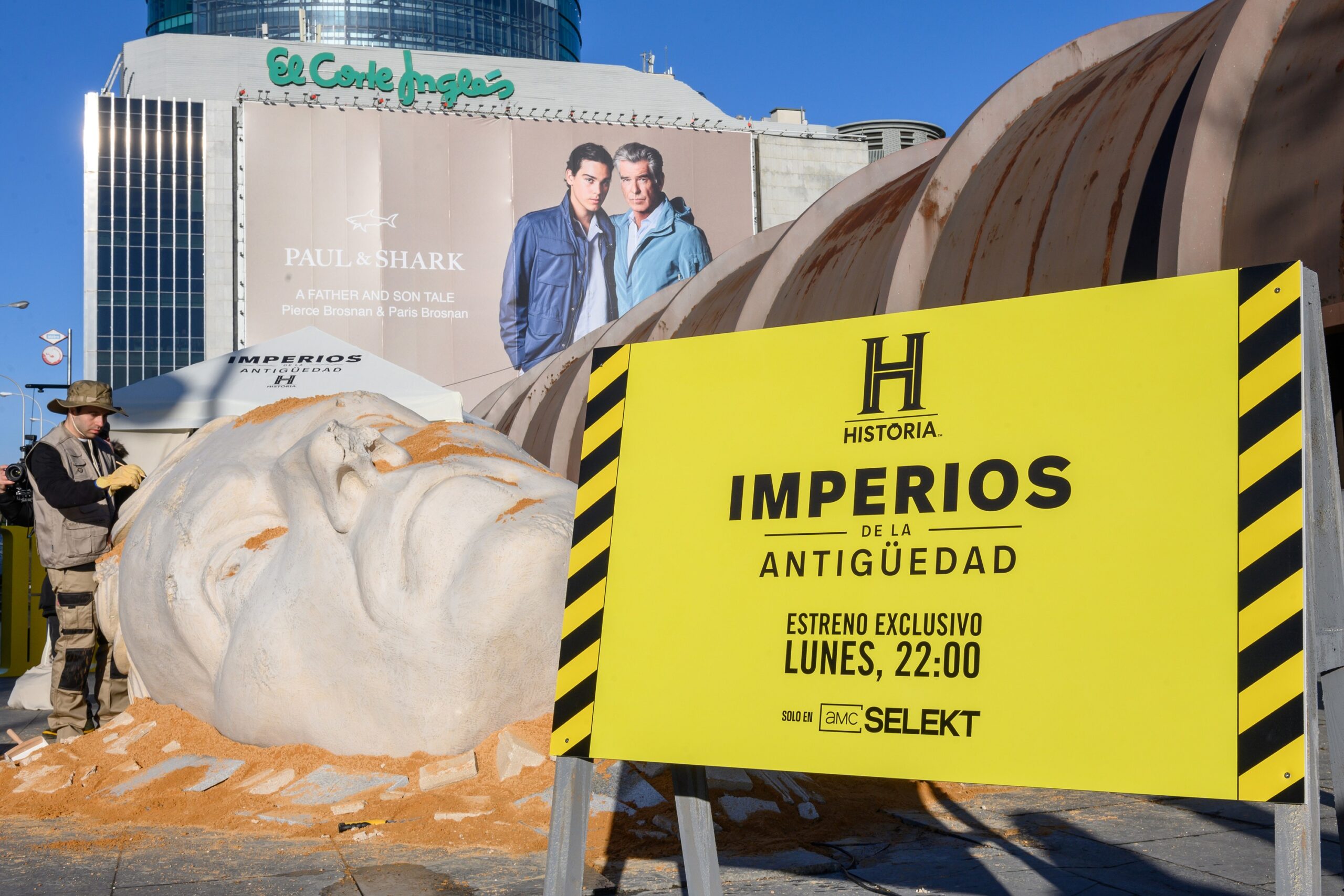 Canal HISTORIA recrea una excavación arqueológica en Madrid con motivo del estreno de ‘Imperios de la Antigüedad’
