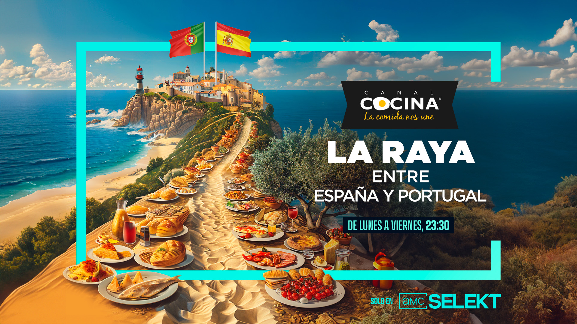 Canal Cocina estrena ‘La raya: entre España y Portugal’, formato original que explora los secretos gastronómicos de la frontera entre ambos países