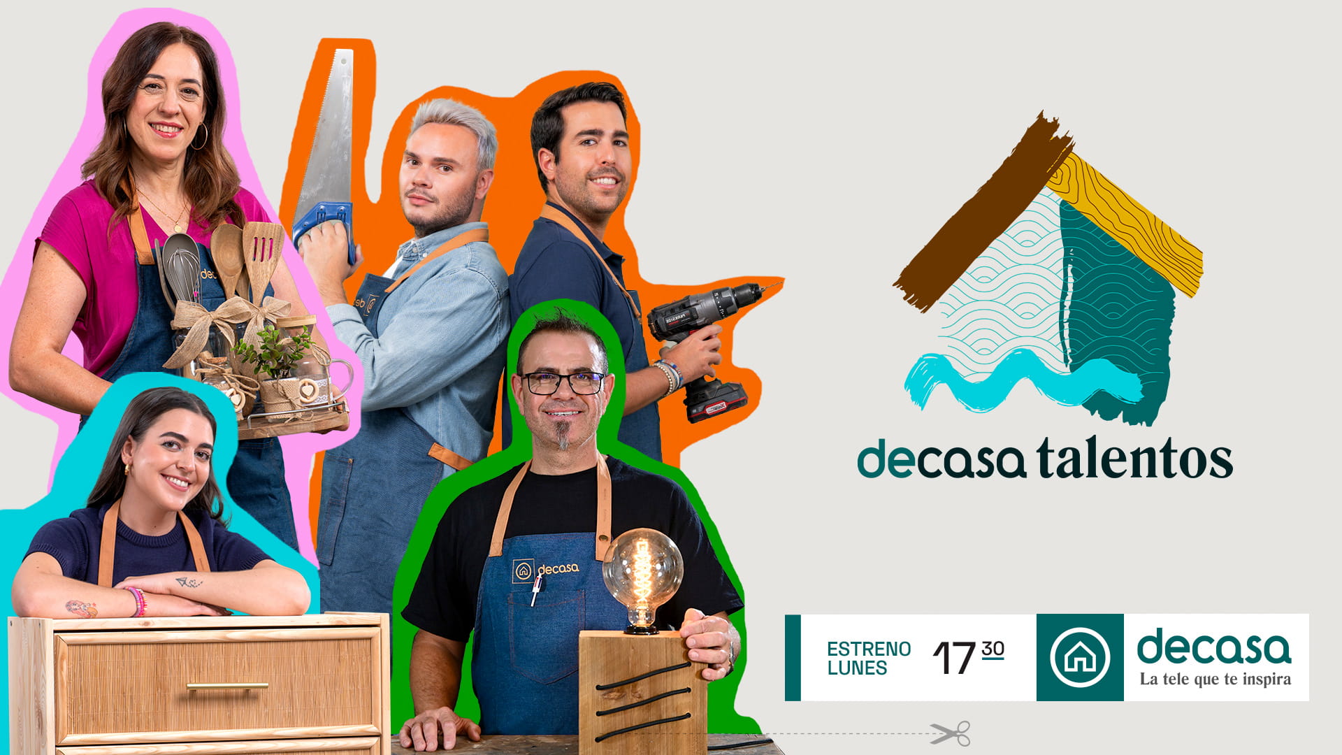 Canal Decasa estrena la cuarta temporada de CasaTalentos, el programa que premia a los mejores decoradores amateurs de España