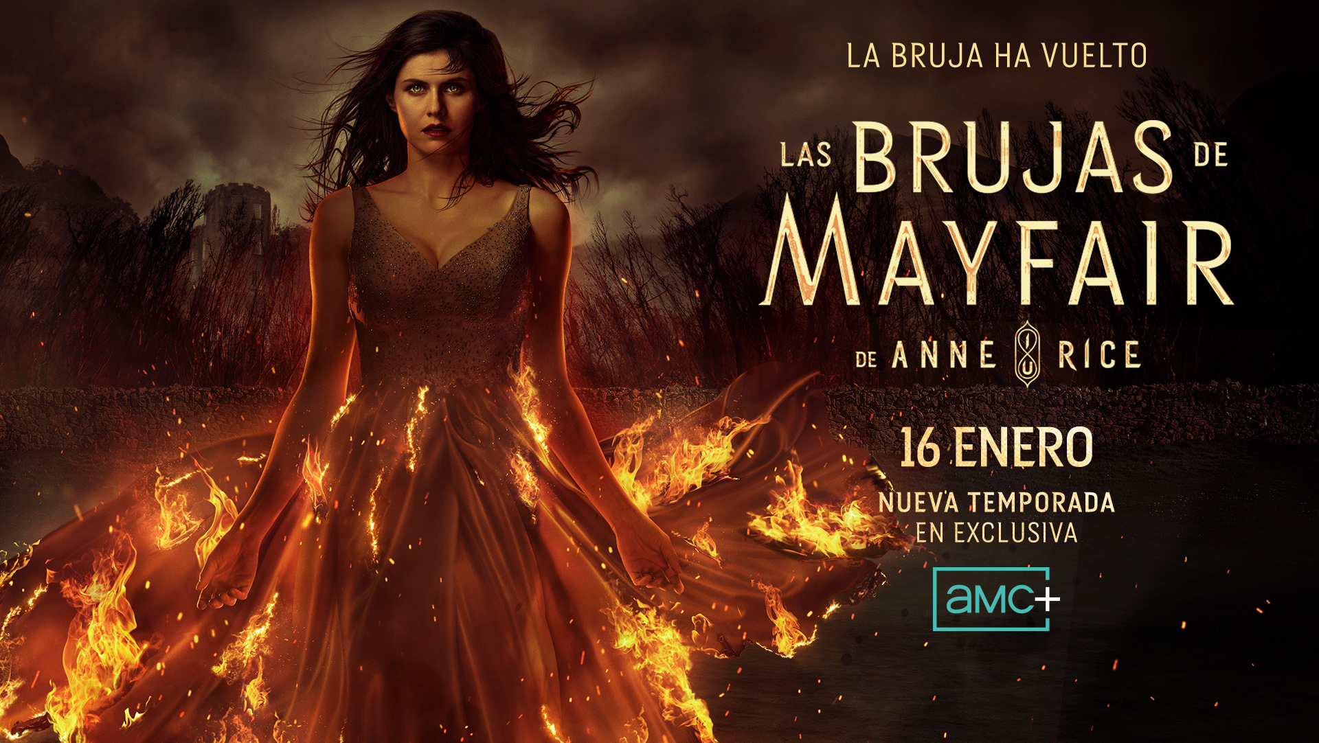 AMC+ lanza el póster oficial de la segunda temporada de ‘Las brujas de Mayfair, de Anne Rice’