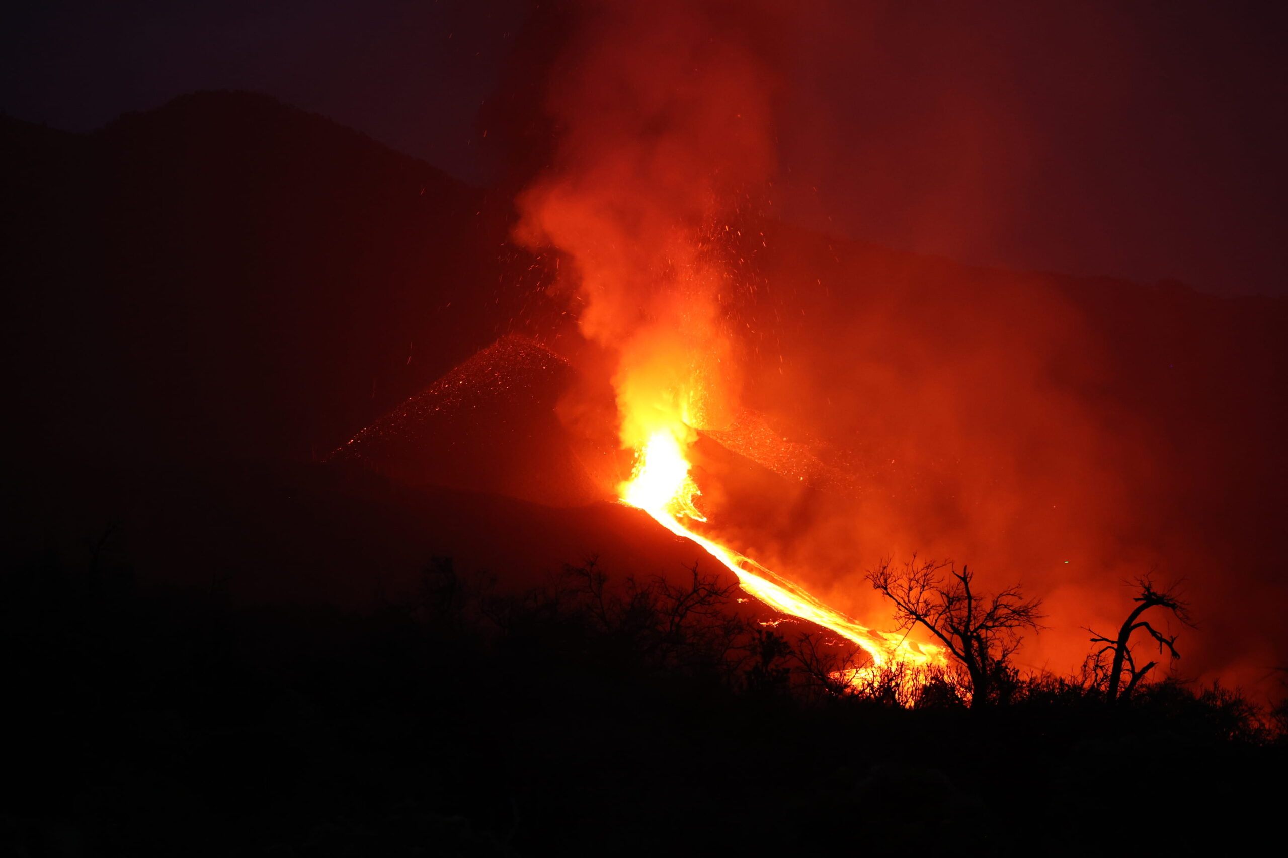 La fuerza del volcán