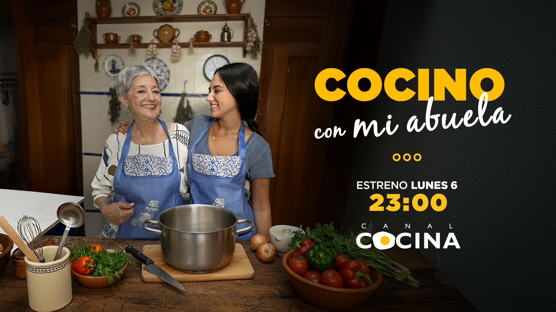 Canal Cocina apuesta por la tradición y el legado familiar con el estreno de ‘Cocino con mi abuela’
