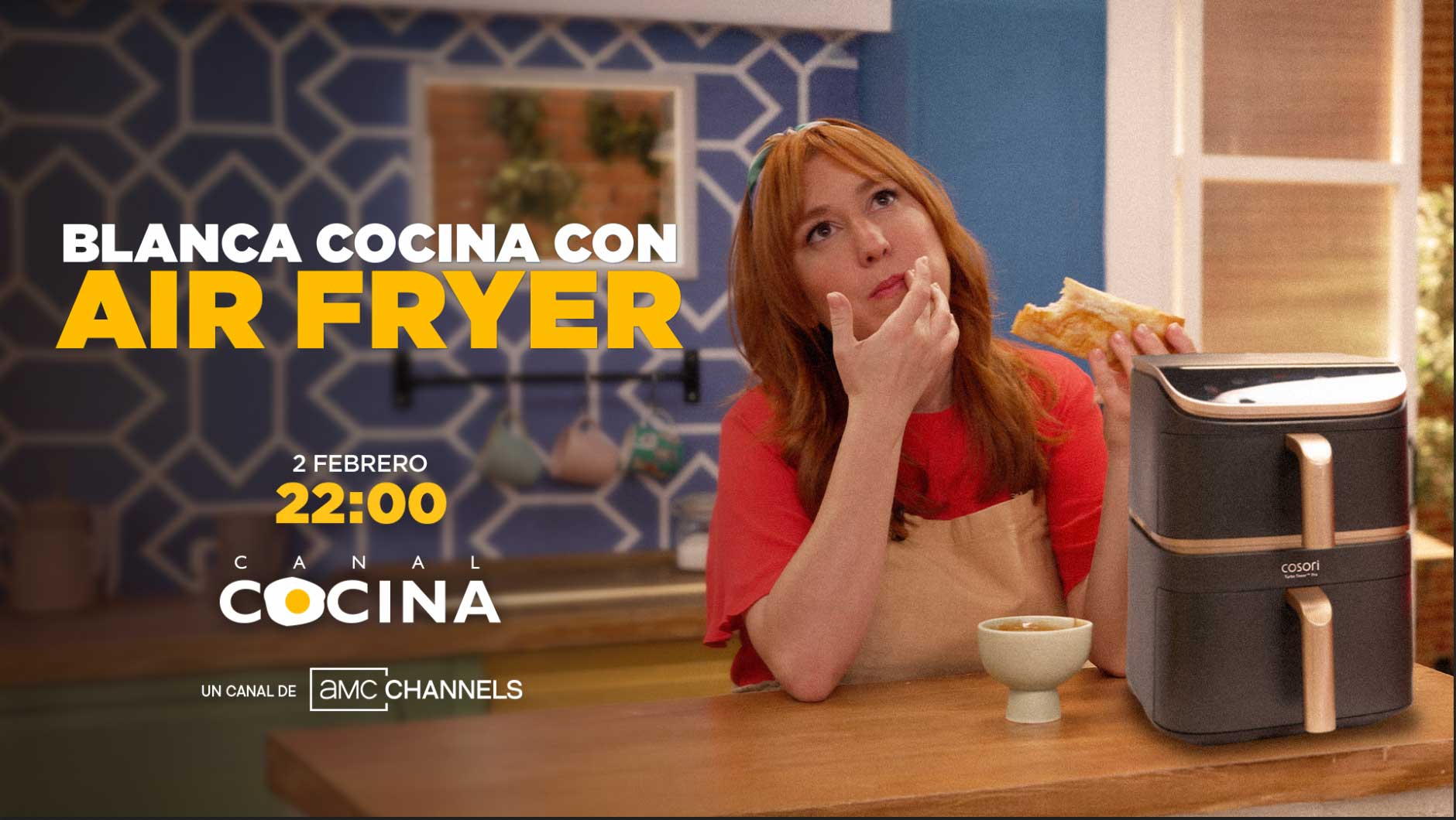 Canal Cocina convierte la air fryer en protagonista de su nuevo programa con Blanca Mayandía