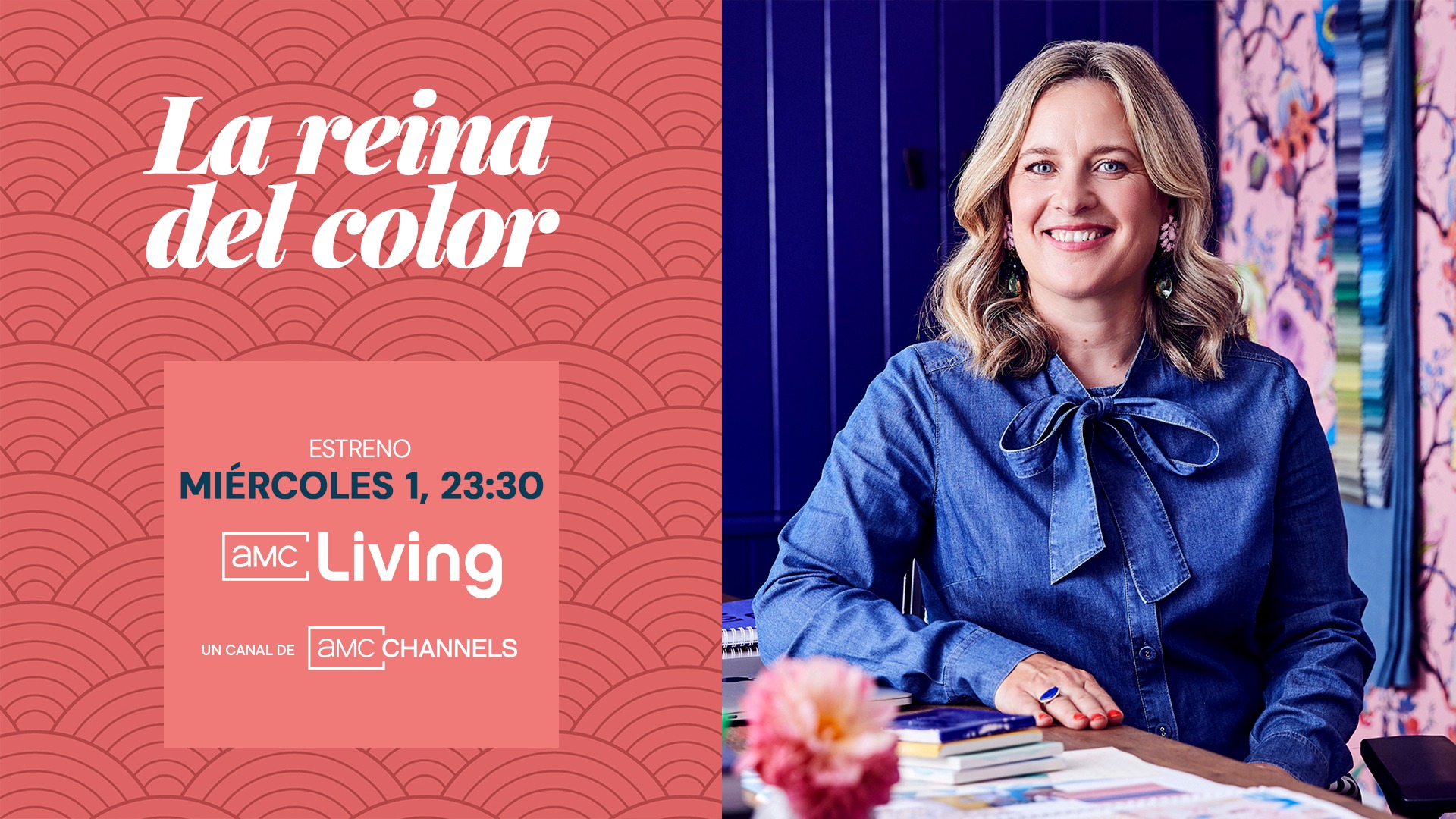 AMC Living estrena en exclusiva ‘La reina del color’, el programa que transforma hogares con estilo y personalidad