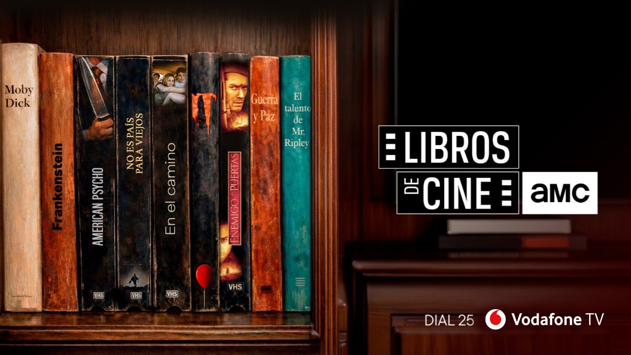 Vodafone TV lanza en exclusiva el canal temporal Libros de cine por AMC